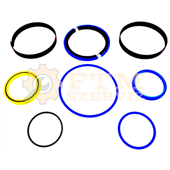 JCB Munkahenger javító tömítés készlet OEM 991/00115 991/20013 991/00115P